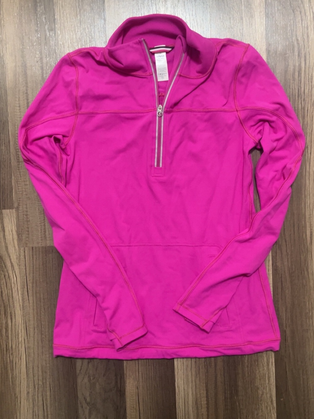 Ivivva by Lululemon Kids Girls 14 Hot Pink Quarter Zip Jacket